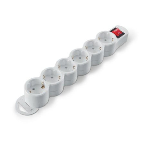 Prelungitor 6 prize, 5M cablu 3x1,5 cu intrerupator Scame