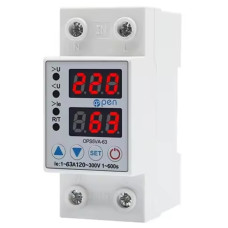 Releu monitorizare faza 1-63A, protectie supratensiune si suprasarcina, digital/reglabil
