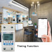 Releu monofazic si contor de energie inteligent, Wi-Fi, Open-63A,digital, protectie supratensiune si suprasarcina, compatibil Tuya si SmartLife App