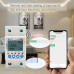 Releu monofazic si contor de energie inteligent, Wi-Fi, Open-63A,digital, protectie supratensiune si suprasarcina, compatibil Tuya si SmartLife App