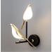 Aplica LED decorativă de perete 20W, design cu două păsări, lumină reglabilă