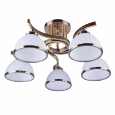 Lustra Darla 5 LY-3310, 5 x E27, bronz + alb, clasica Klausen