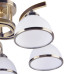 Lustra Darla 5 LY-3310, 5 x E27, bronz + alb, clasica Klausen