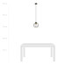 Pendul Ajax 1 Black/Gold 1200/1 Emibig