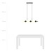 Pendul Rory 6 Opal 1205/6 Emibig