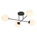 Lustra Roma 4 negru/alb opal 1232/4 Emibig