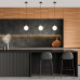 Pendul Royal 1 negru/alb opal 1243/1 Emibig
