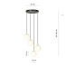 Pendul Royal 4 negru/alb opal 1243/4PREM Emibig