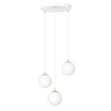 Pendul Royal 3 alb/alb opal 1244/3PREM Emibig