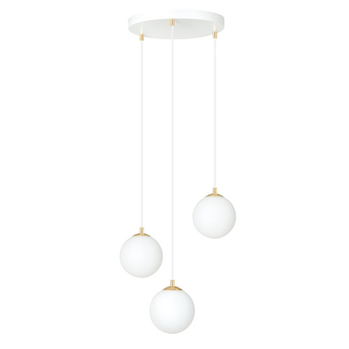 Pendul Royal 3 alb/alb opal 1244/3PREM Emibig