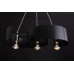 Lustra Vixon 3 Black 284/3 Emibig