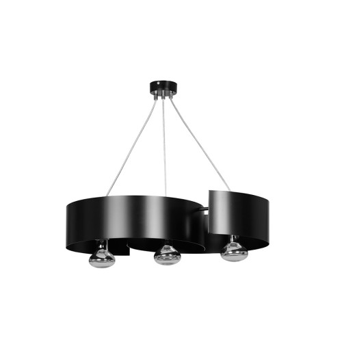 Lustra Vixon 3 Black 284/3 Emibig