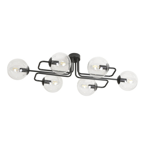 Plafoniera Brendi 6A BL Transparent 831/6A Emibig