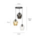 Pendul Istar 3 BL Premium Honey 681/3PREM Emibig