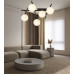 Plafoniera SMART 5 BLACK/OPAL 1103/5 Emibig