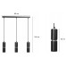 Pendul Modesto 3 Black 168/3 Emibig