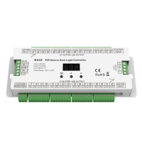 Controller Iluminat LED Scari Inteligente, 32 trepte, 2 senzori miscare,1 senzor lumina, modul RGB LED Pixel