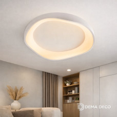 Plafonieră LED modernă albă, lumină reglabilă 3000K/4000K/6000K