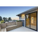 Aplica LED pentru exterior Radiance KL121035, 12W, 900lm, lumina neutra, neagra, IP65, Klausen