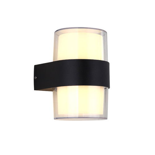 Aplica LED pentru exterior Radiance KL121035, 12W, 900lm, lumina neutra, neagra, IP65, Klausen