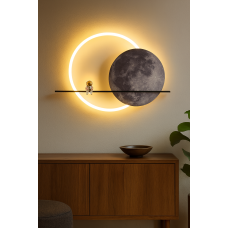 Aplică decorativă Astronaut cu Lună si LED Aplică decorativă Astronaut cu Lună si LED